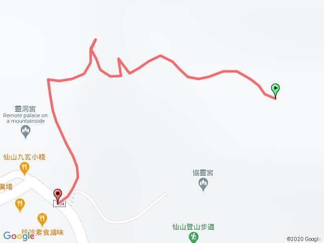 苗栗仙山下山路段