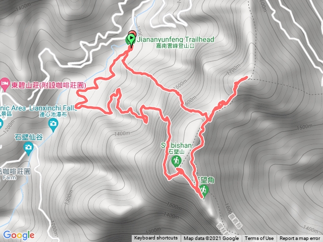嘉南雲峰，石壁山