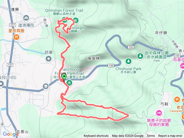 田中森林步道連走麒麟山預覽圖