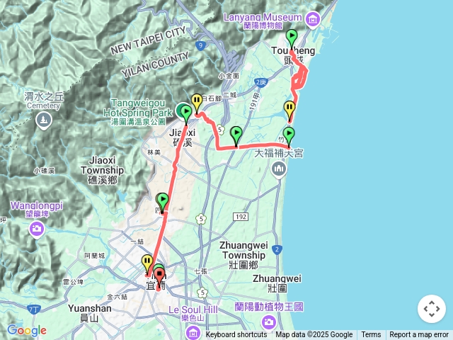 頭城車站—宜蘭車站