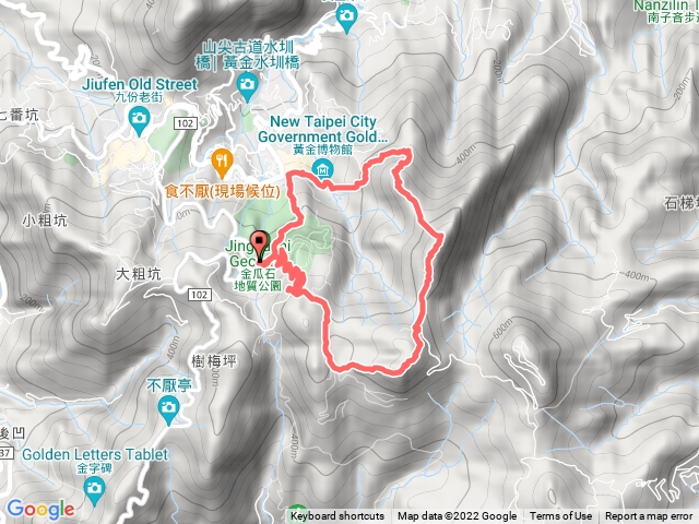 石尾步道-茶壺山-半屏山-燦光寮山 o型