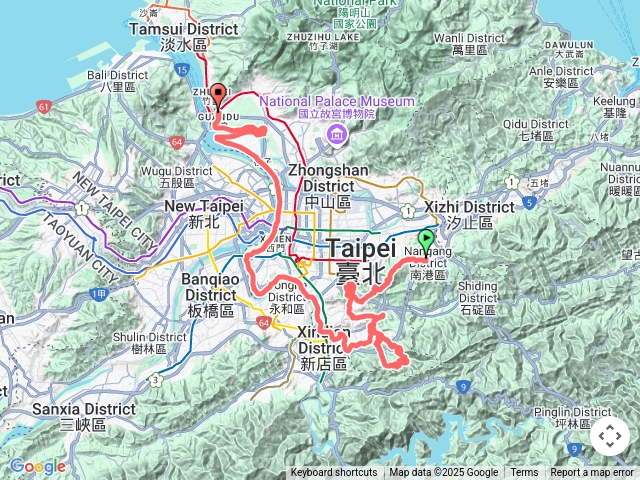 台北大縱走六,七,八段連走