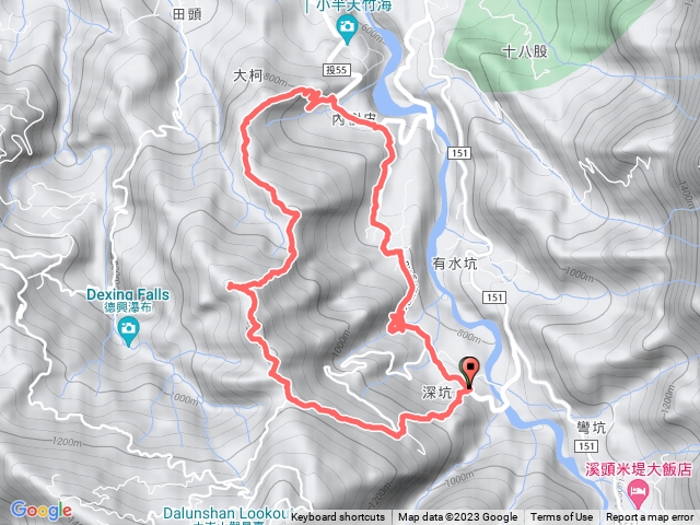 南投鹿谷_小半天六連峰_大石公O型路線
