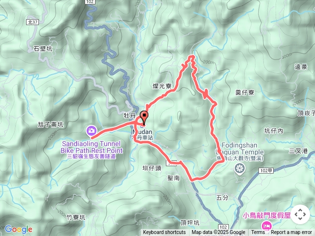2023-10-08 牡丹車站~石筍尖O繞