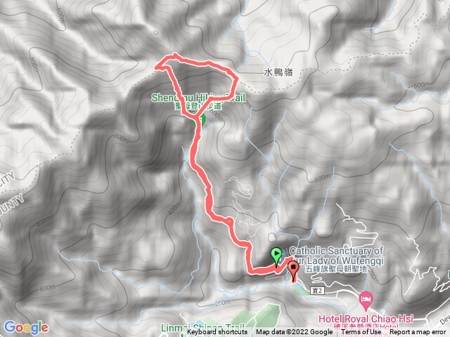 上山聖母山莊下山巴唐古道