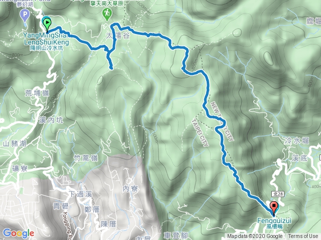 臺北大縱走：尋寶任務臺北大縱走第三段：小油坑至風櫃口202006061031