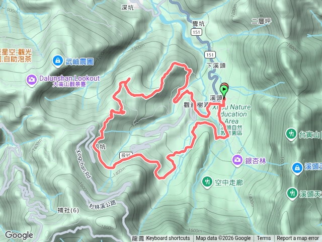 快活領溪頭
