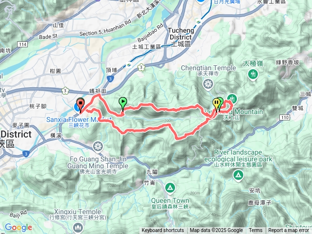 天上山O繞（三峽土城來回）預覽圖