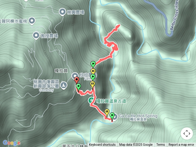 20250628新興山(稜山西北峰)及嘎拉賀野溪溫泉