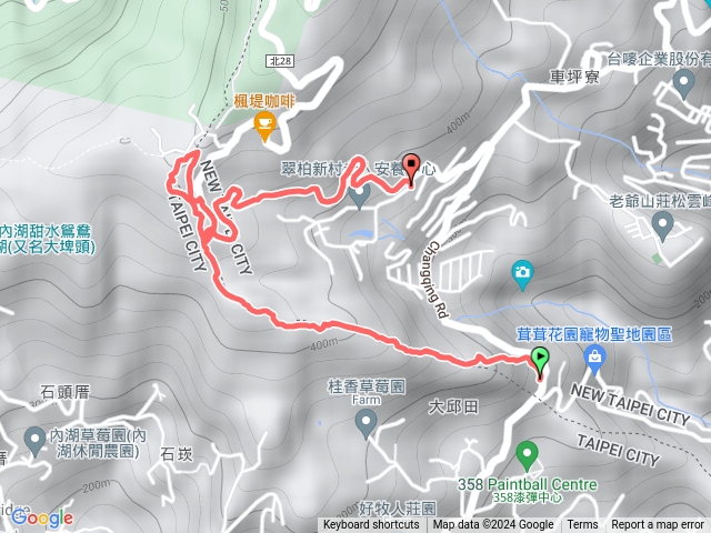 汐止興善宮、消防山、大邱田山、白石湖山東峰、白石湖山、碧山預覽圖