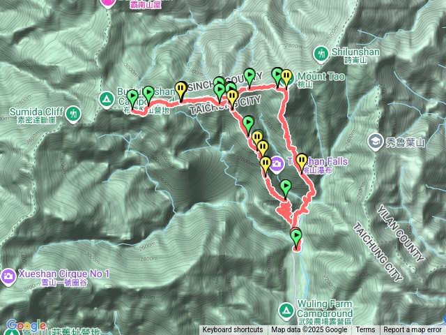 武陵三秀，池有山，品田山，桃山