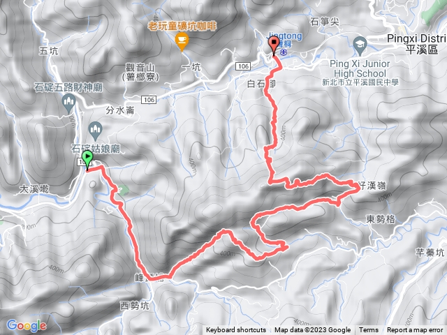 2023 10 23峰頭尖山腰越嶺步道峭壁雄風三抱竹鞍白石後仙洞忘憂古道