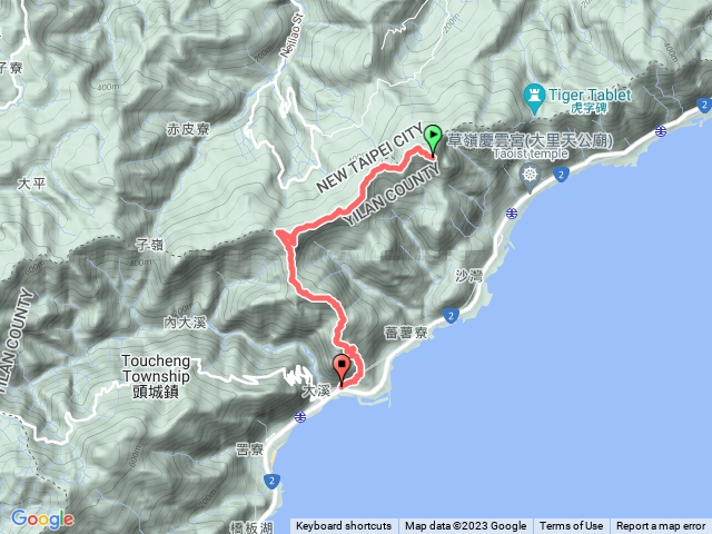 新北－臺灣百大必訪步道桃源谷步道(大溪線)202305011310