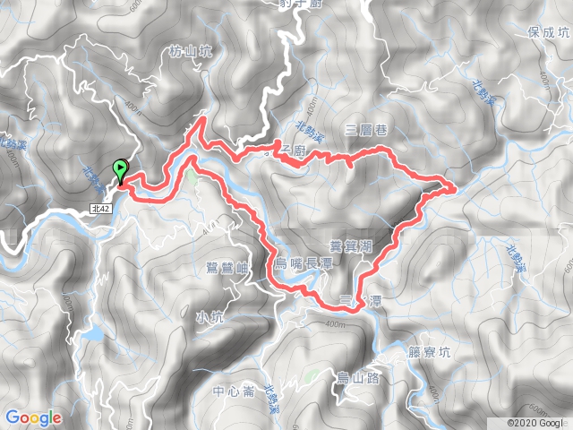 2017-06-11 坪林 闊瀨古道-北勢溪古道-三層巷古道-南豹子廚山 O型 