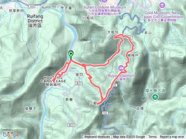 大粗坑古道、金字碑古道、不厭亭、三貂嶺山預覽圖