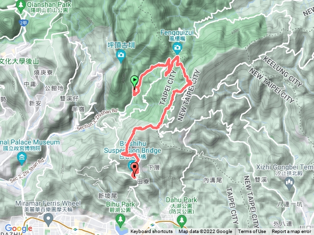 2022.09.17內湖五指山系連稜縱走