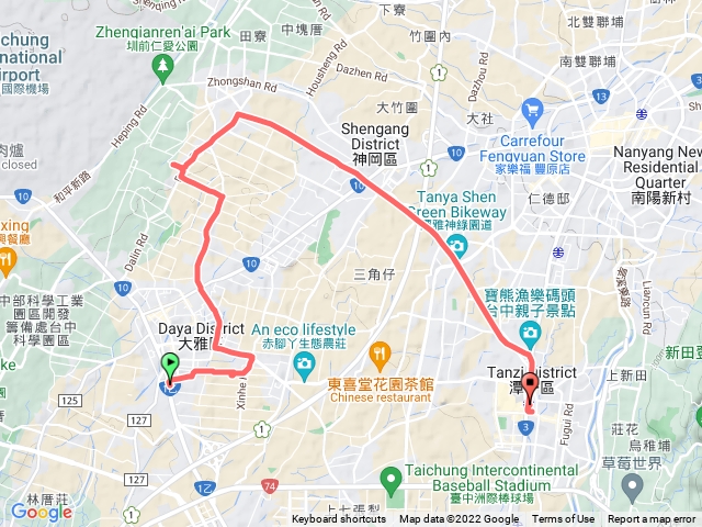 🔺台中 | 潭雅神：大雅➡️馬崗厝（3-49）➡️上員林（3-90）➡️潭子