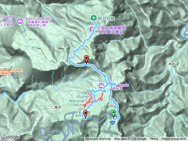 塔山步道、失落眠月線、神木園區20260909