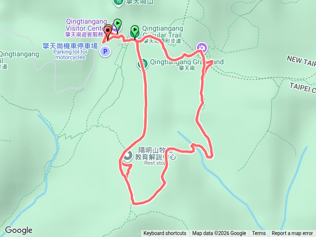 擎天崗漫跑