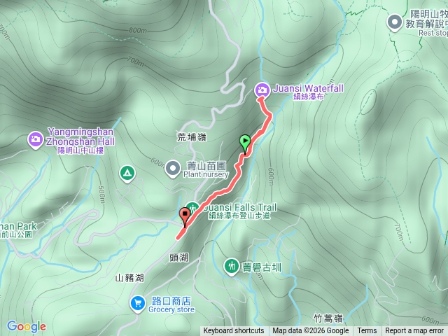 絹絲瀑布登山步道