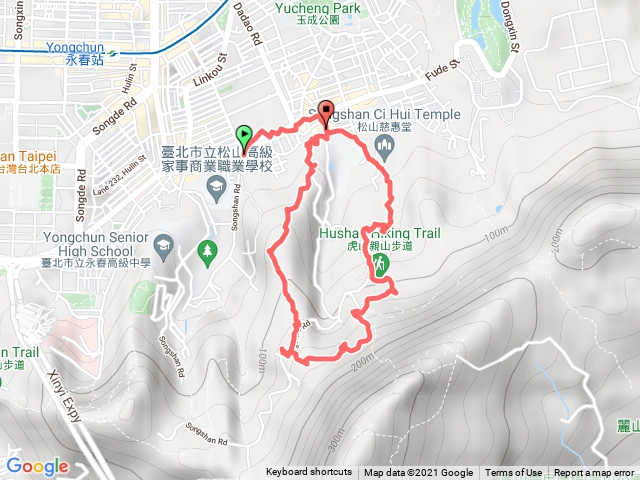 2021-0124奉天宮虎山步道O型