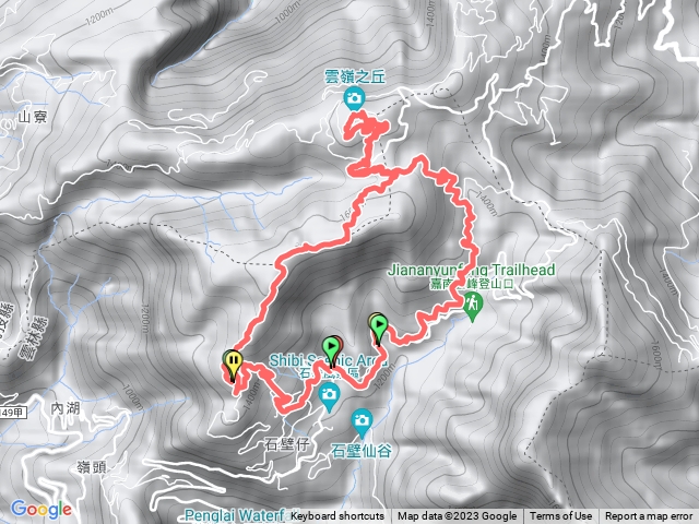 木馬古道、五元兩角、杉林步道雲嶺之丘