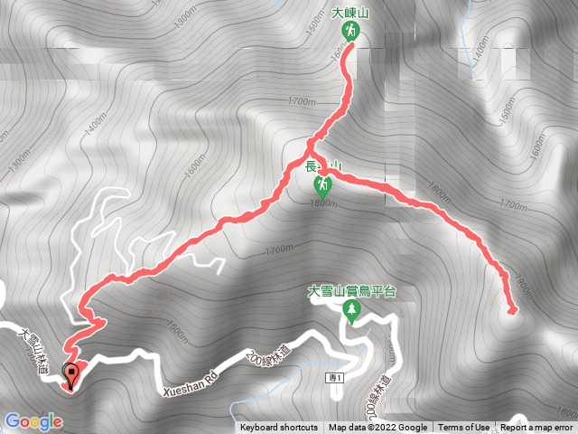 長壽山醜崠山大崠山
