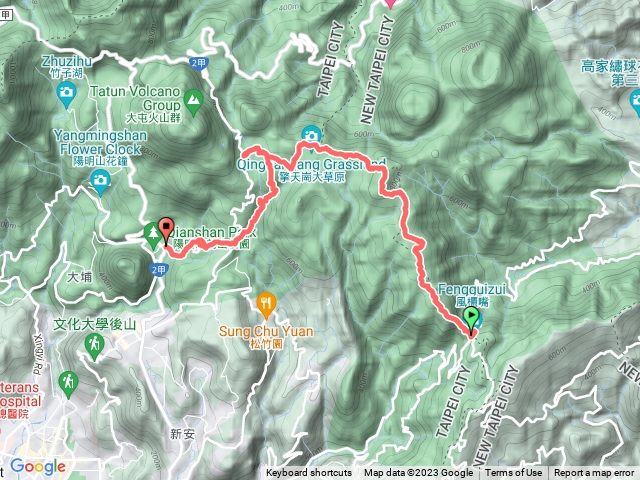 風櫃嘴冷水坑絹絲瀑布中山樓撤退