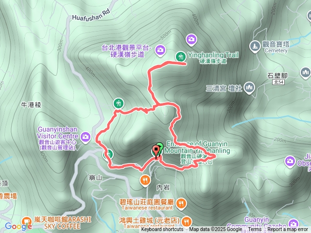 觀音山-凌雲禪寺尖山步道硬漢嶺