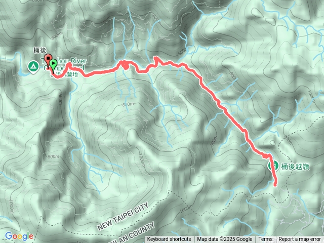 桶後越嶺烏來-礁溪來回預覽圖