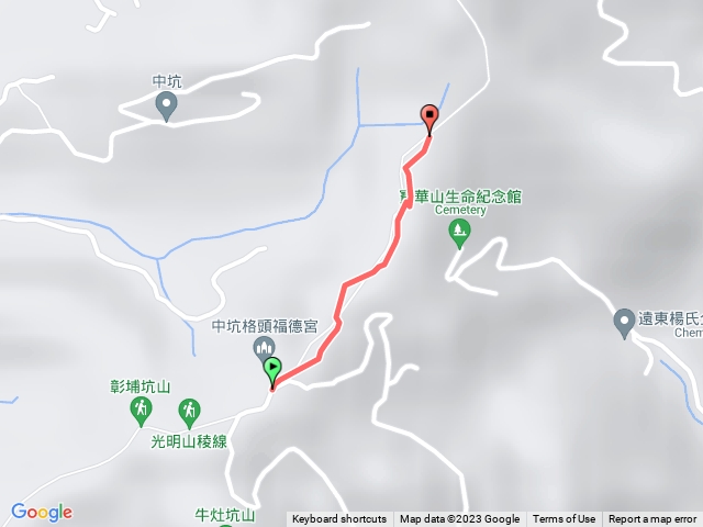 光明山稜線步道未完