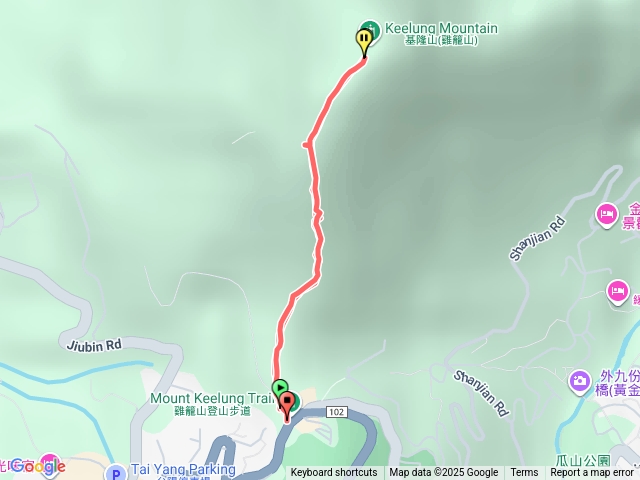 基隆山步道夜爬