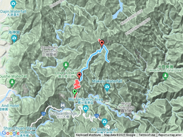 中興林道登大母母山&麻留賀山