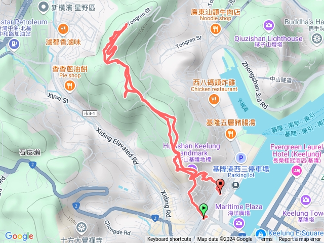 基隆 港北五連峰（曾子寮山，大德山，摩天嶺，九華山，龍鳳山）