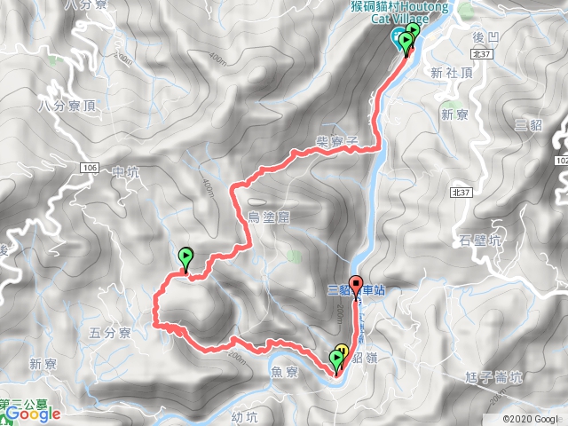 猴硐越嶺三貂嶺