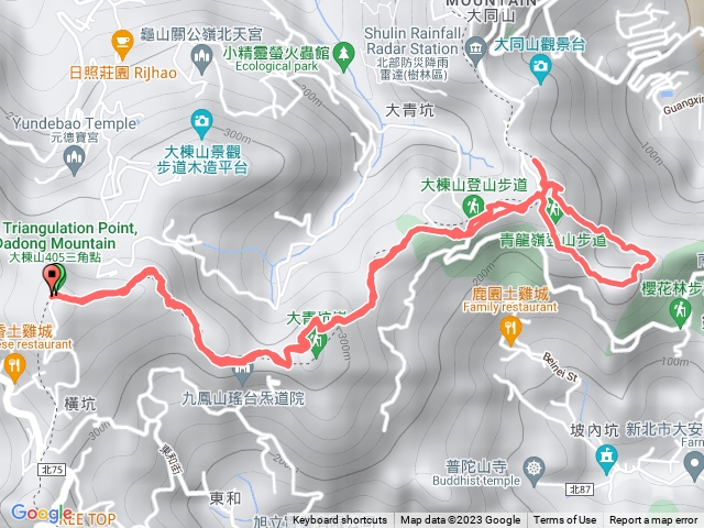 小百岳集起來樹林大棟山、青龍嶺、大同山步道20230708