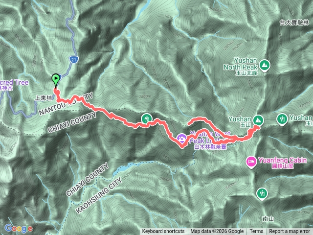 玉山主峰、玉山西峰單攻預覽圖