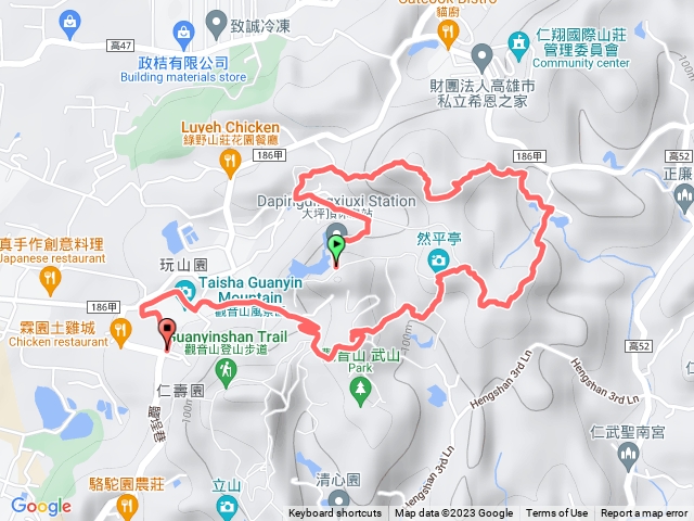大社觀音山連峰