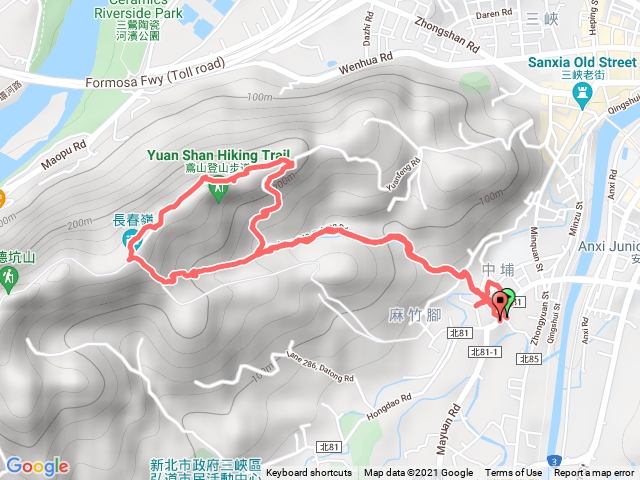 柏油加上土石步道