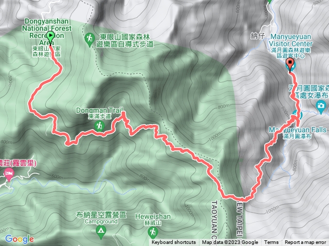 東眼山到滿月圓