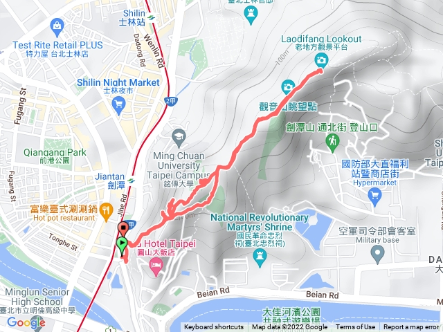劍潭山步道