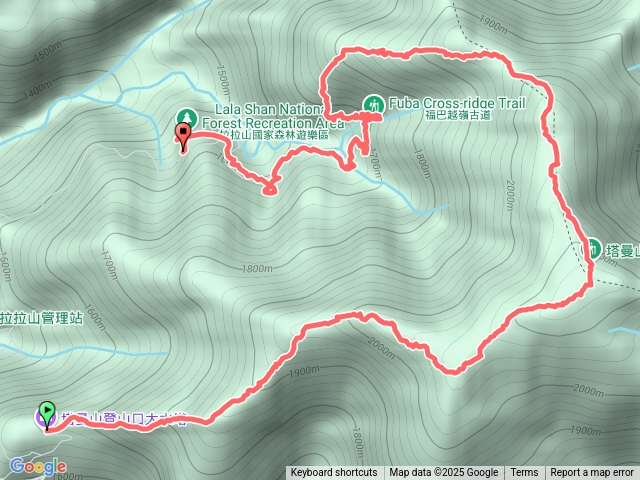 塔曼山縱走拉拉山