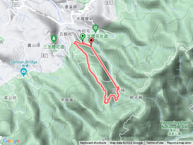 五腳松古道-金孔坪-紅葉谷瀑布-內柑宅古道
