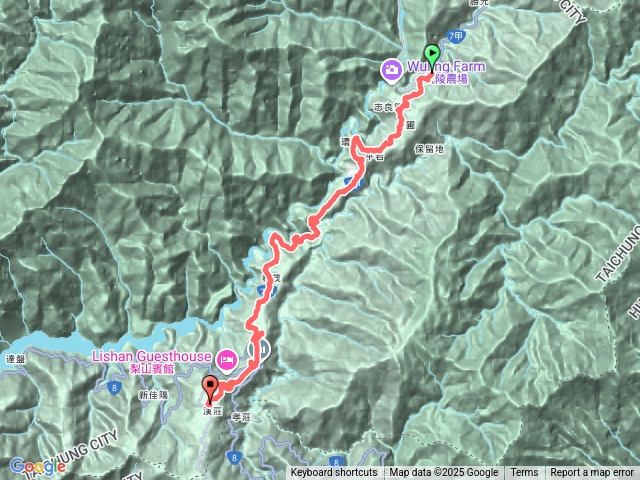 武陵農場至福壽山農場
