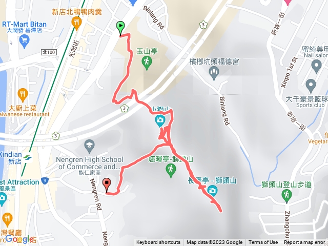 新店獅頭山登山步道