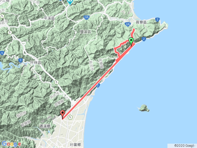 大里車站起登望遠坑公園折返走桃源谷步道下大溪車站 2020/7/11