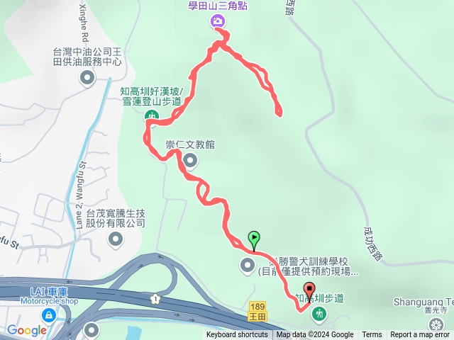 知高圳步道學田山預覽圖