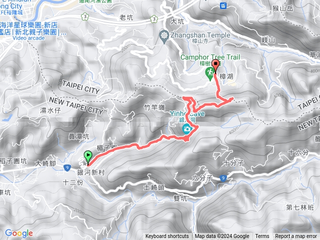 銀河洞越嶺登山步道