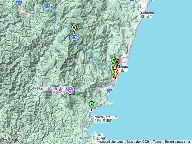 熊野古道中邊路: 高野坂西口-熊野速玉大社