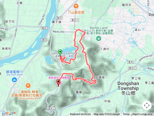 茅埔城15K路線